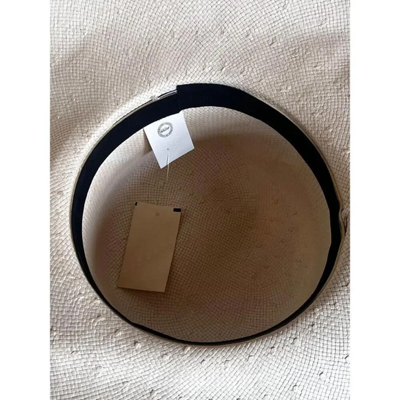 Frances Brewster‎ ivory woven hat with organza bow - Picture 5 of 9